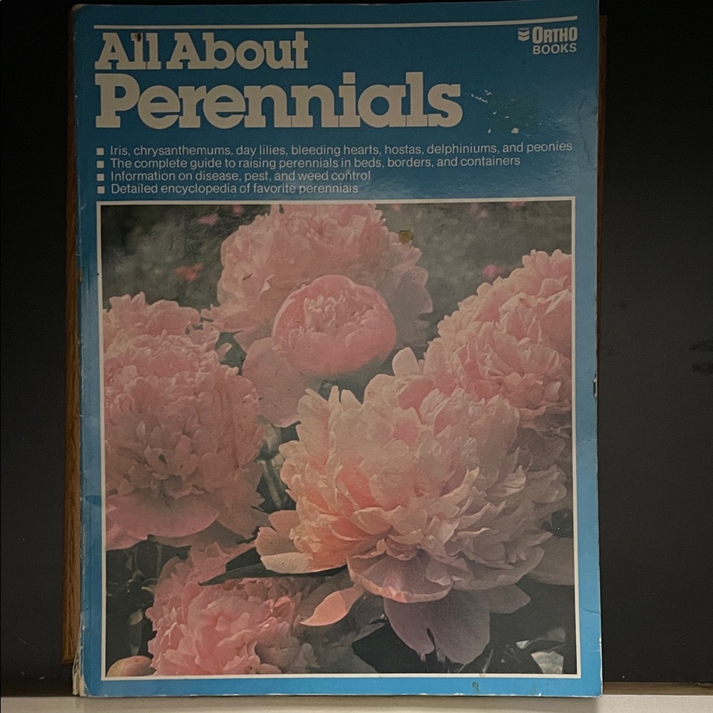 Vintage ‘All About Perennials' Guide - Peony Cover + ‘Gardening Techniques’